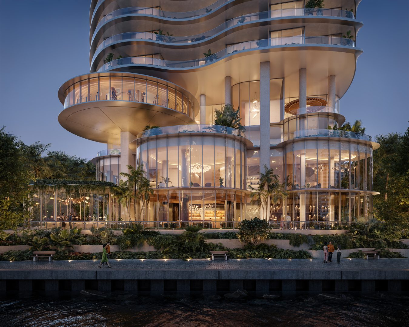 619 Brickell — Residences by Nobu · Foster + Partners project rendering 2, Brickell, Miami