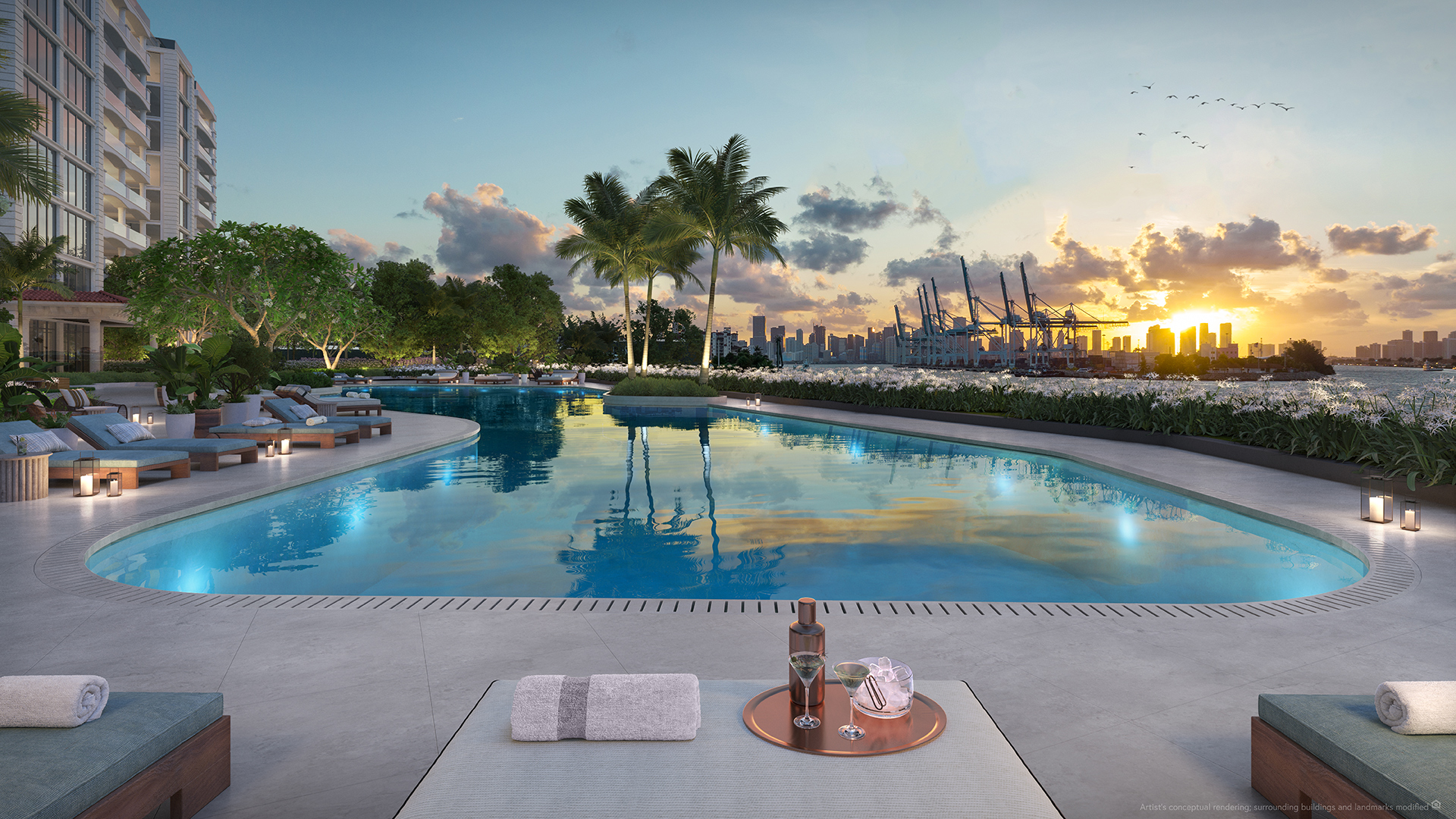 Six Fisher Island Condominium — The Residences Six Fisher Island project rendering 2, Fisher Island, Miami
